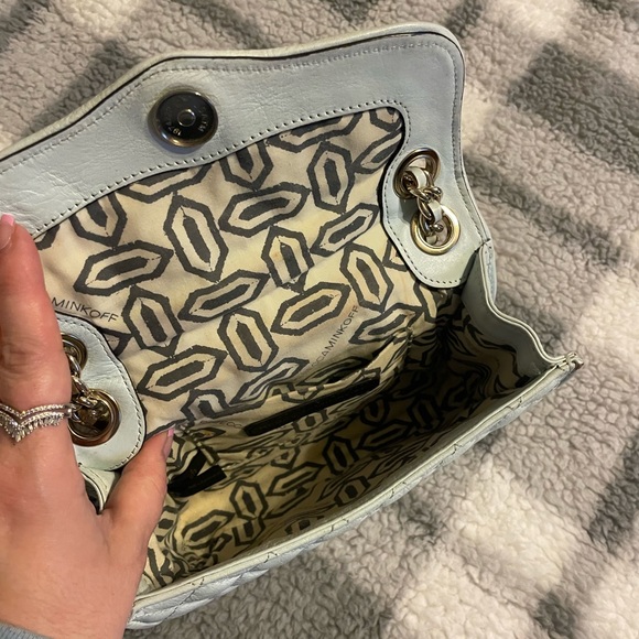 Rebecca minkoff light blue crossbody - Picture 3 of 4